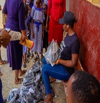 School shoes and socks distribution