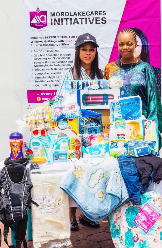 African girls in school